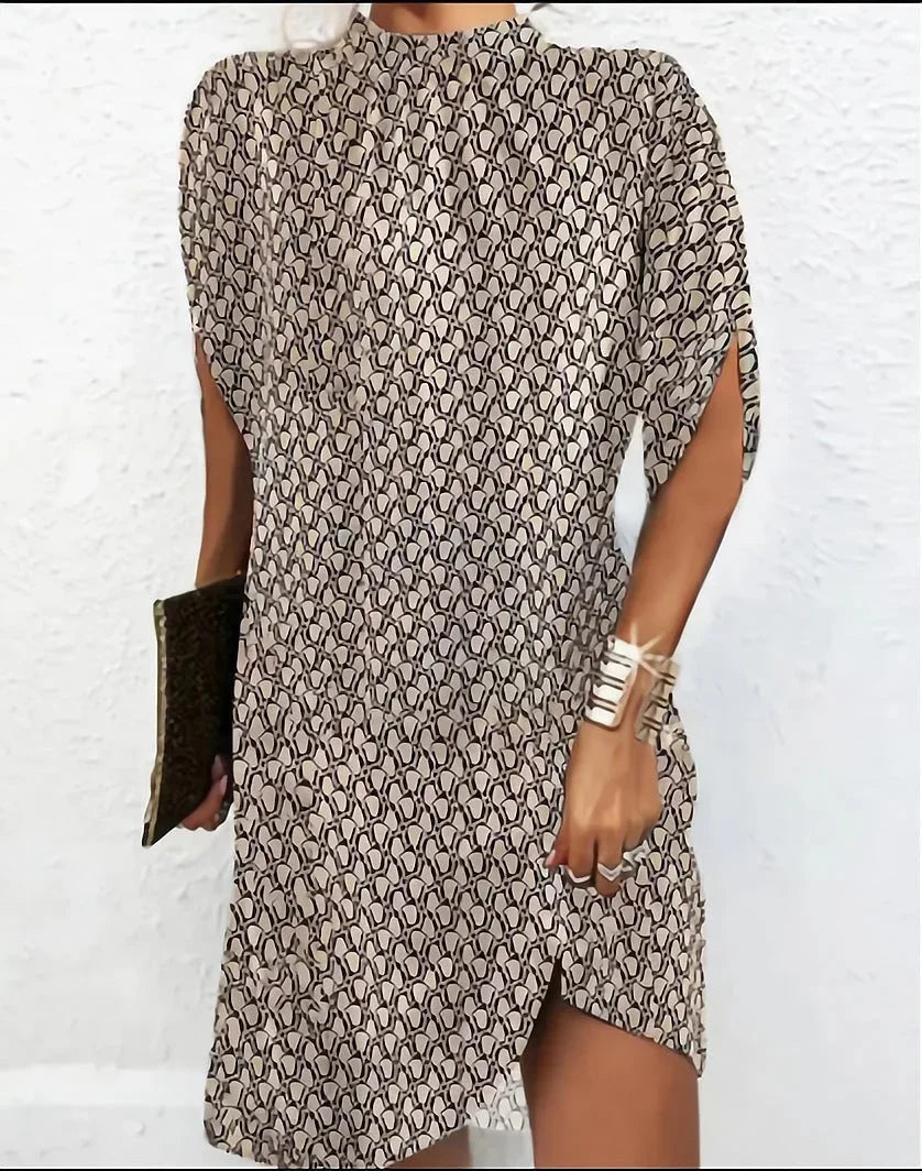 Elegantes kurzes Abendkleid mit Fledermausärmeln für Damen – Perfekt für besondere Anlässe 3