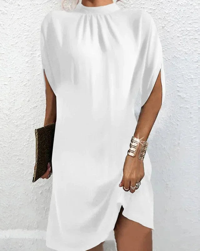 Elegantes kurzes Abendkleid mit Fledermausärmeln für Damen – Perfekt für besondere Anlässe 5