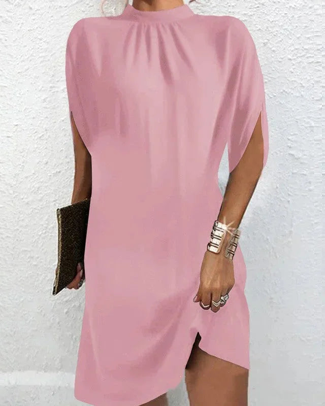 Elegantes kurzes Abendkleid mit Fledermausärmeln für Damen – Perfekt für besondere Anlässe 8