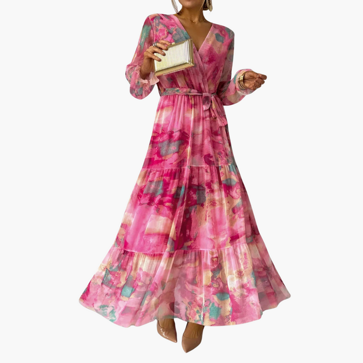 Elegantes langärmliges Sommerkleid für Damen – vielseitig und stilvoll für warme Tage 0