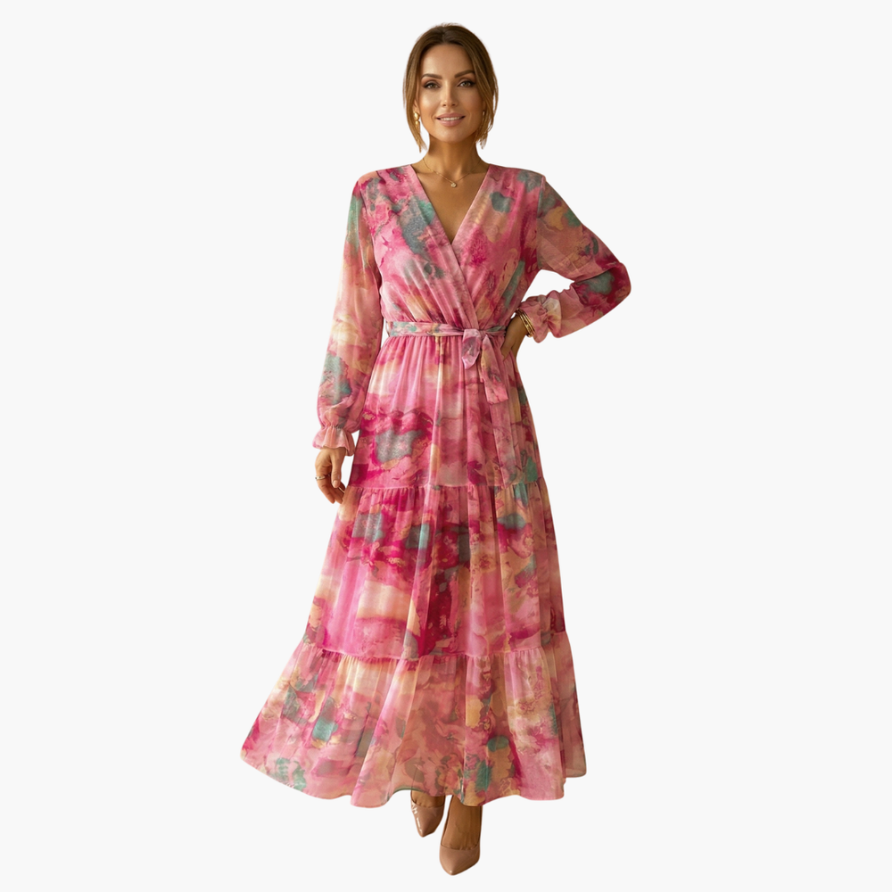 Elegantes langärmliges Sommerkleid für Damen – vielseitig und stilvoll für warme Tage 1