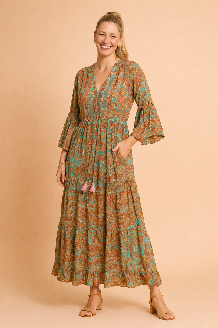 Elegantes langes Kleid für Frauen – Bequem und stilvoll für den Sommer 10
