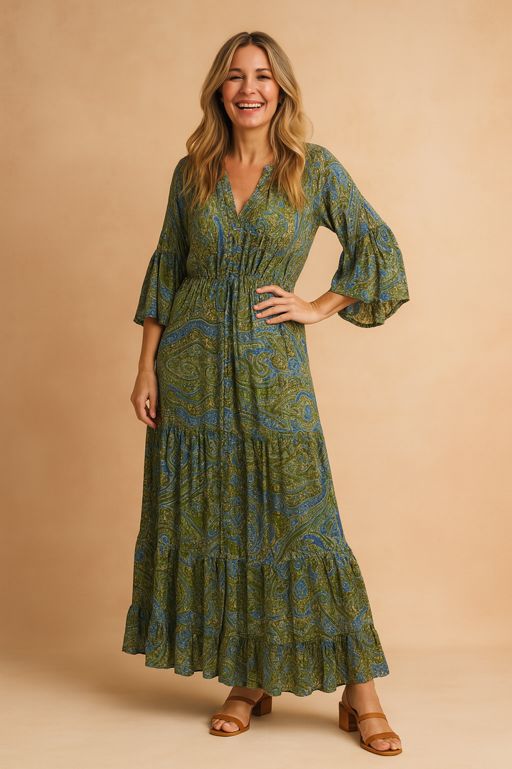 Elegantes langes Kleid für Frauen – Bequem und stilvoll für den Sommer 11