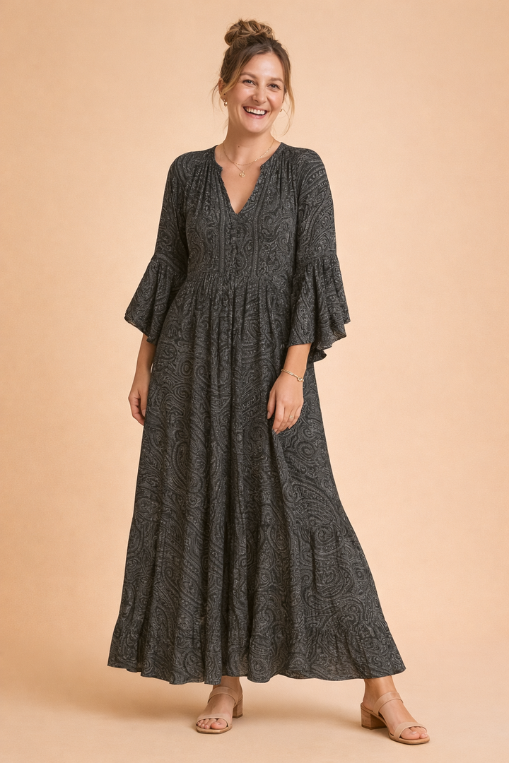 Elegantes langes Kleid für Frauen – Bequem und stilvoll für den Sommer 3