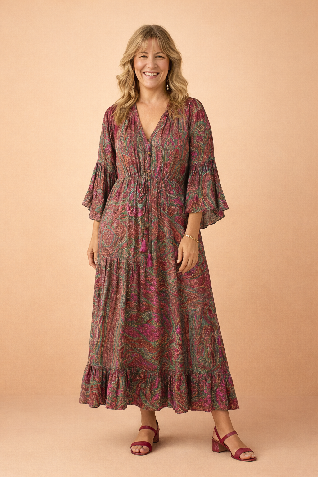 Elegantes langes Kleid für Frauen – Bequem und stilvoll für den Sommer 5