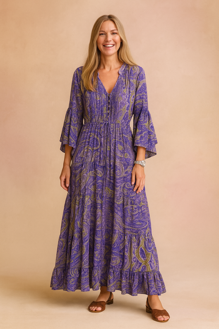 Elegantes langes Kleid für Frauen – Bequem und stilvoll für den Sommer 6