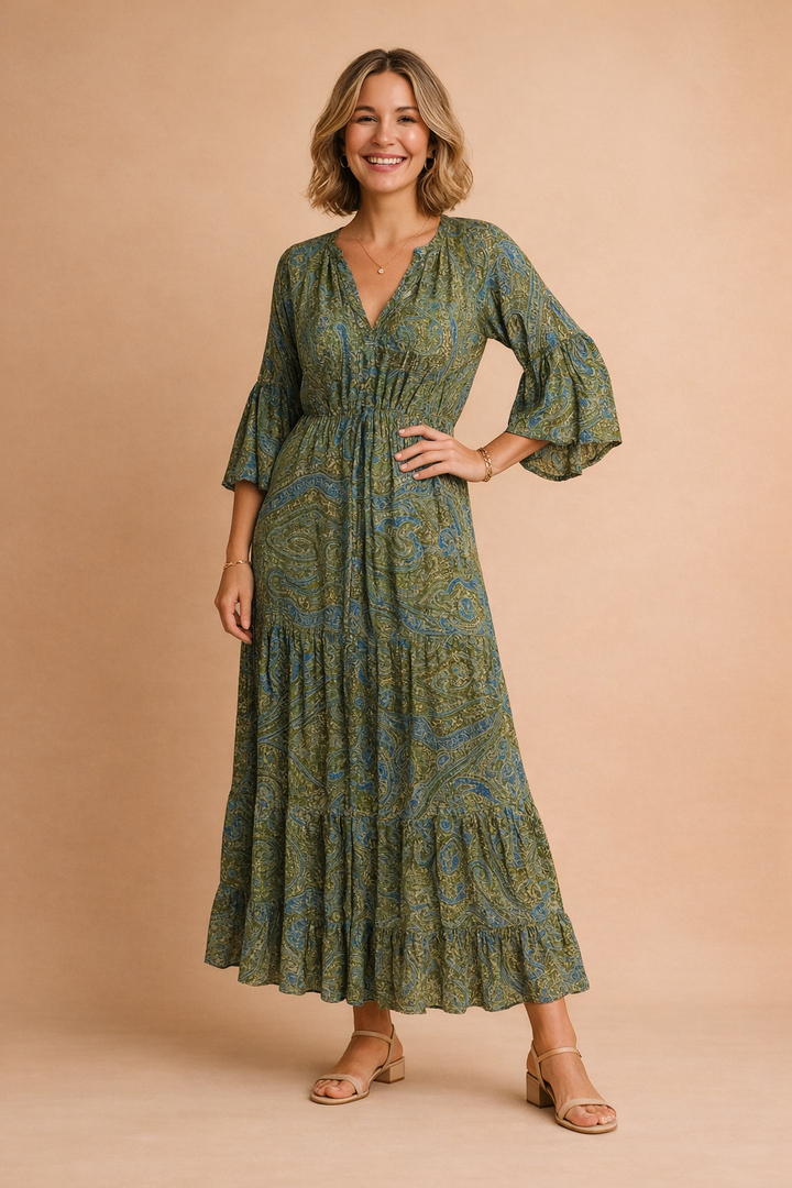 Elegantes langes Kleid für Frauen – Bequem und stilvoll für den Sommer 8