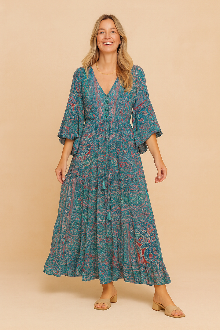 Elegantes langes Kleid für Frauen – Bequem und stilvoll für den Sommer 9