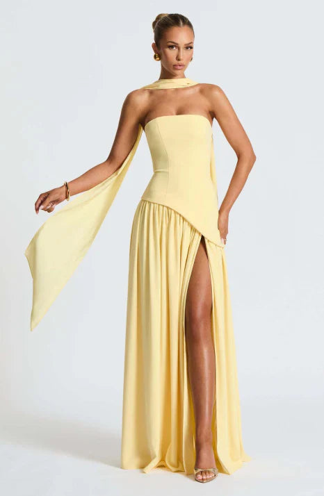 Elegantes trägerloses Maxikleid für Sommerpartys und festliche Anlässe 2