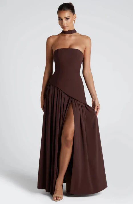 Elegantes trägerloses Maxikleid für Sommerpartys und festliche Anlässe 5