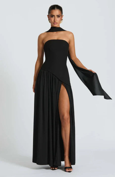 Elegantes trägerloses Maxikleid für Sommerpartys und festliche Anlässe 6