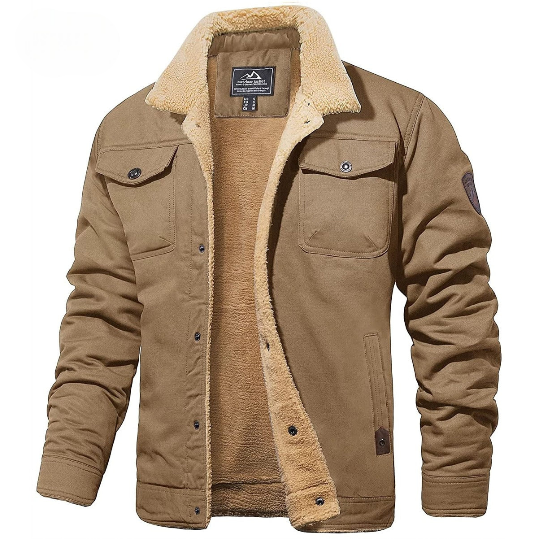 Evander | Premium Fleece Cargo-Jacke 3