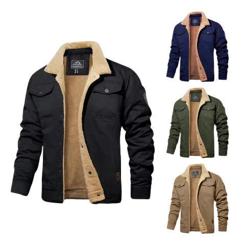 Evander | Premium Fleece Cargo-Jacke 5