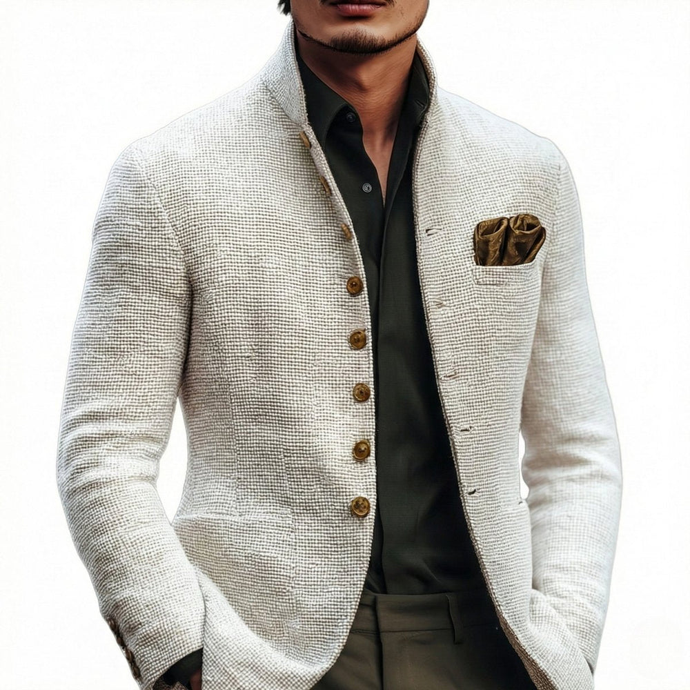Fabian | Eleganter taillierter Herren-Cardigan mit Knopfleiste 1