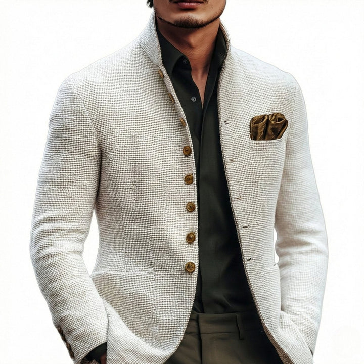 Fabian | Eleganter taillierter Herren-Cardigan mit Knopfleiste 1