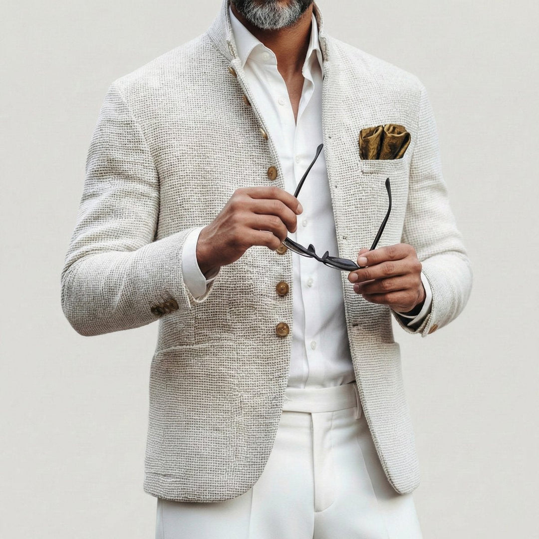 Fabian | Eleganter taillierter Herren-Cardigan mit Knopfleiste 2