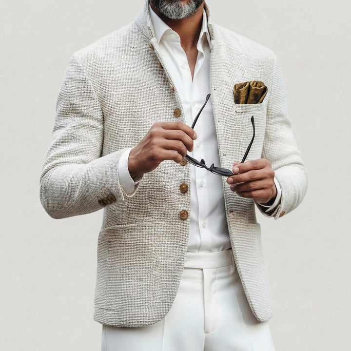 Fabian | Eleganter taillierter Herren-Cardigan mit Knopfleiste 2