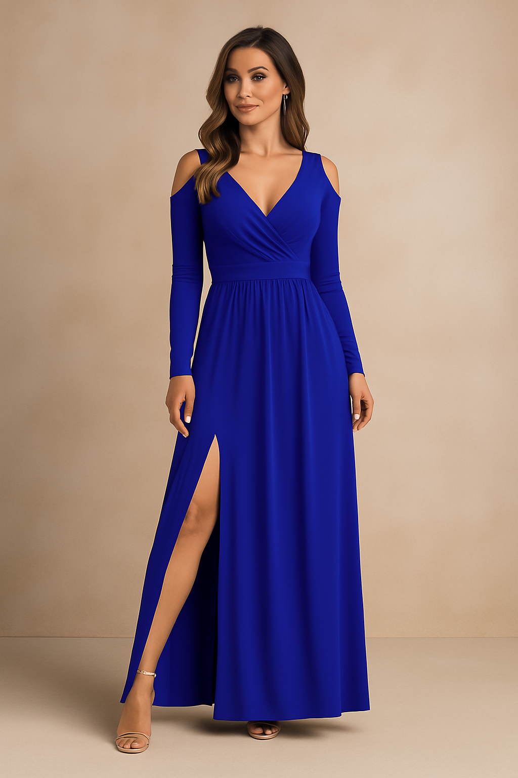 Festliches Damenkleid für Hochzeitsgast – Elegantes Langkleid für Besondere Anlässe, Vielseitig und Stilvoll 3