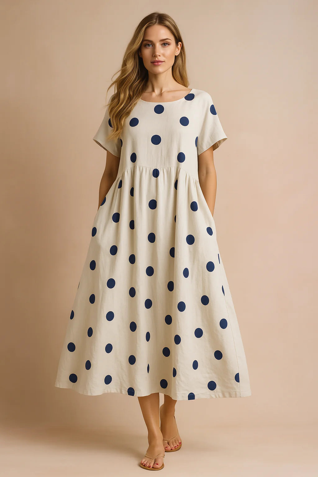 Festliches Damenkleid mit Blumendruck – Elegantes Boho-Kleid für besondere Anlässe und Sommertage 7