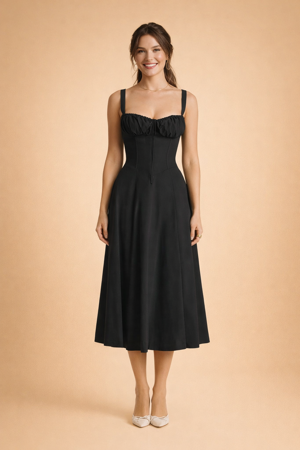 Festliches Damenkleid mit Taillenschnitt – Elegantes Kleid für Hochzeitsgäste und besondere Anlässe 1