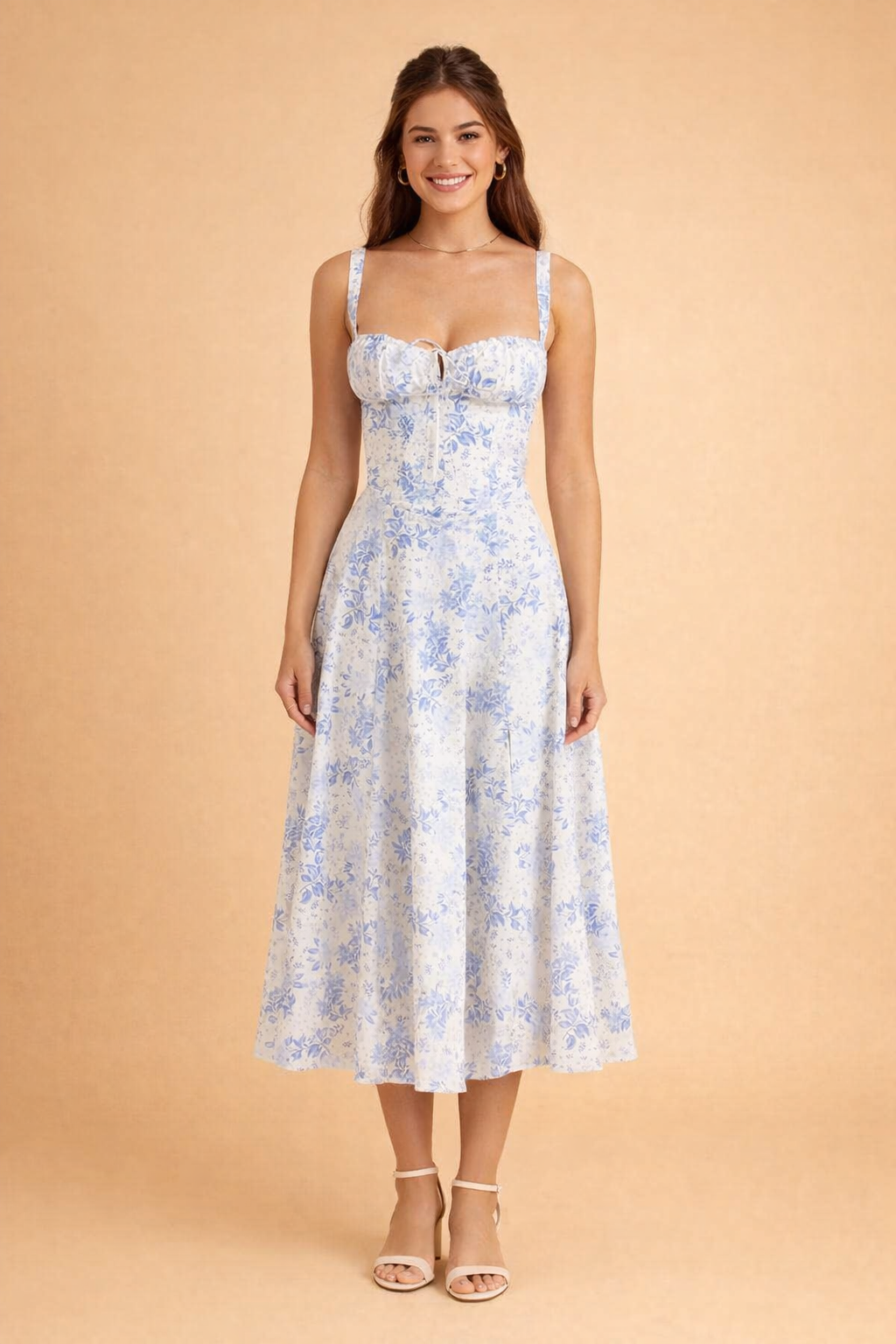 Festliches Damenkleid mit Taillenschnitt – Elegantes Kleid für Hochzeitsgäste und besondere Anlässe 3