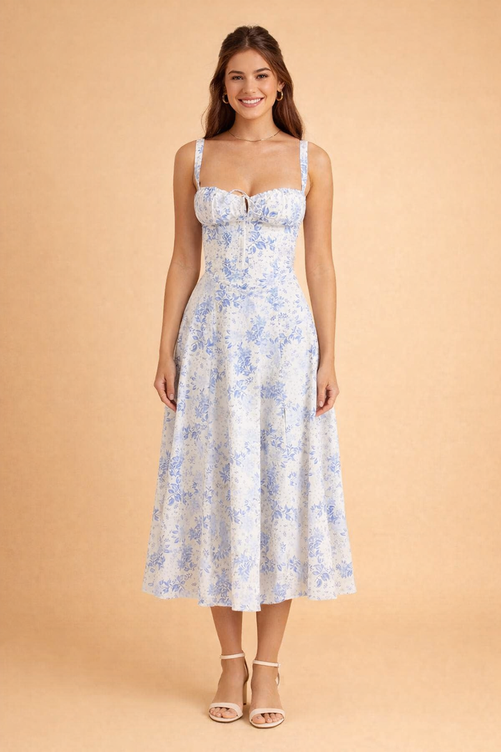 Festliches Damenkleid mit Taillenschnitt – Elegantes Kleid für Hochzeitsgäste und besondere Anlässe 3