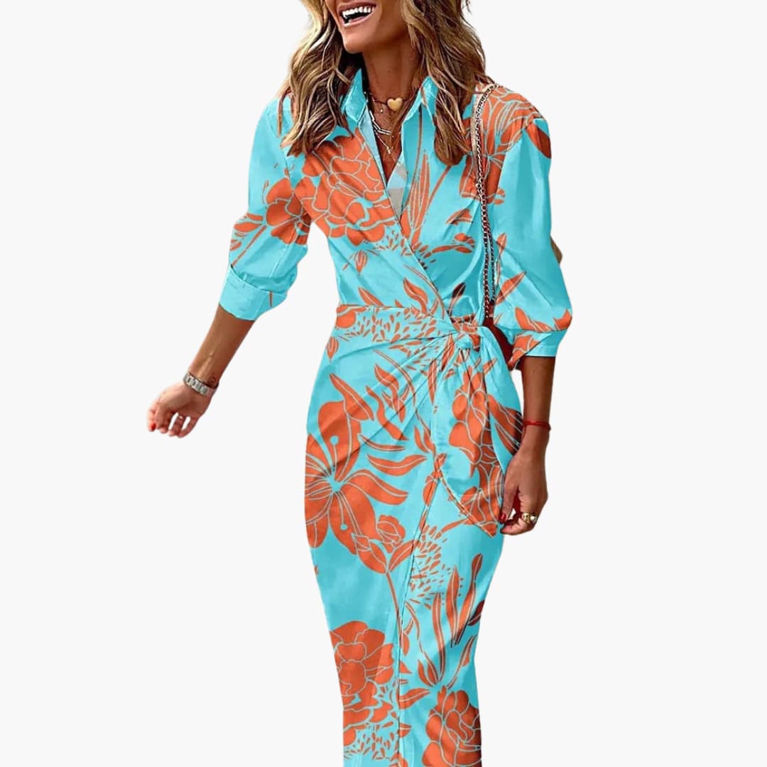 Gestreiftes Maxi-Hemdkleid für Damen – Eleganter Sommerlook für jeden Anlass 2