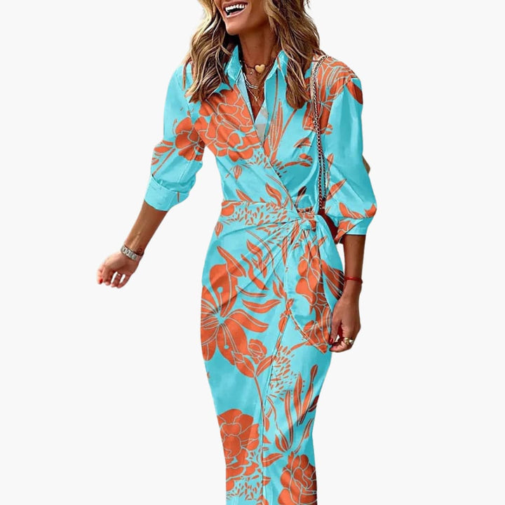 Gestreiftes Maxi-Hemdkleid für Damen – Eleganter Sommerlook für jeden Anlass 2