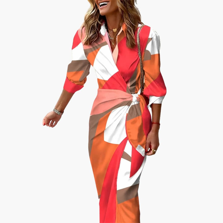Gestreiftes Maxi-Hemdkleid für Damen – Eleganter Sommerlook für jeden Anlass 5