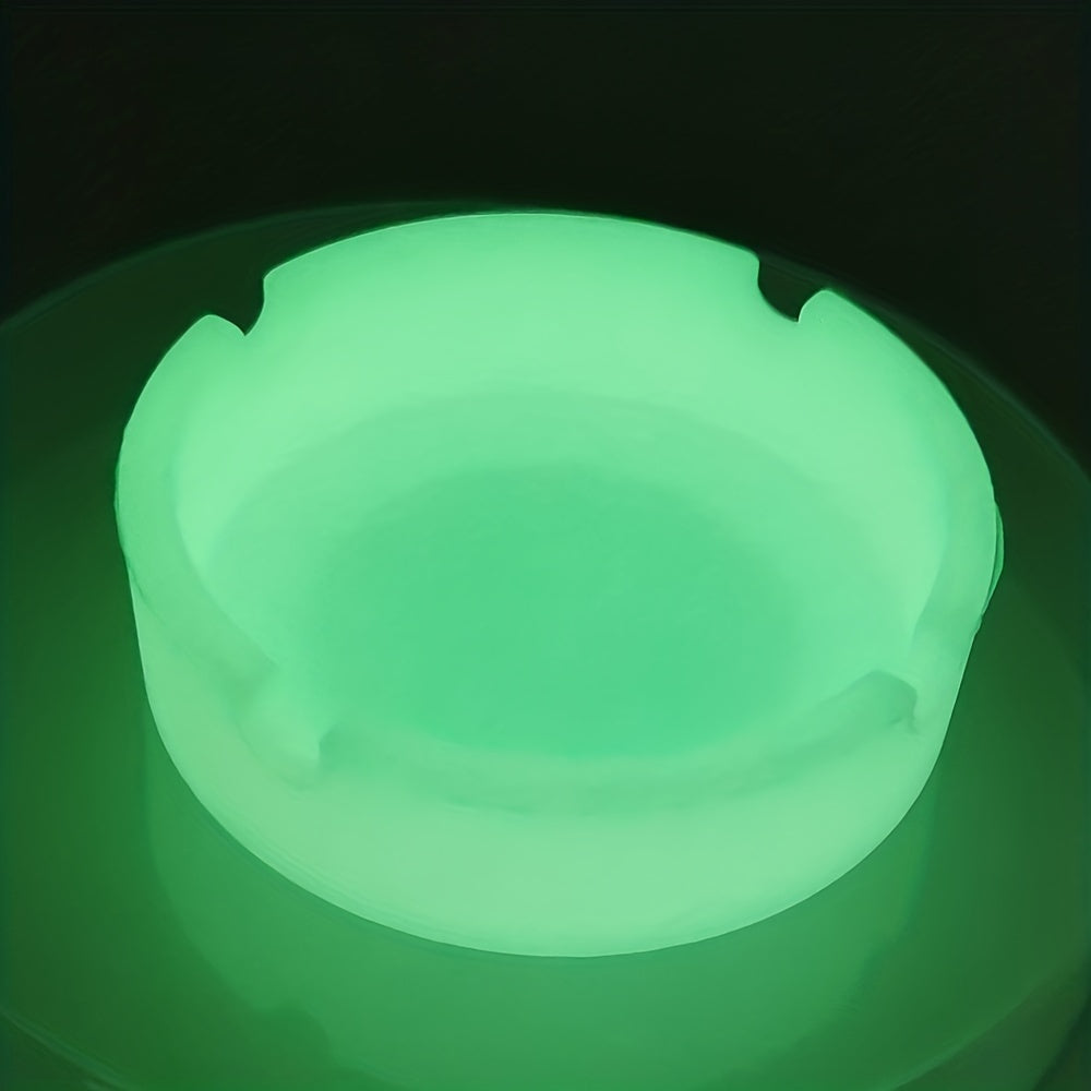 GlowLite Silikon-Aschenbecher Leuchtend Hitzebeständig Tragbar für Innen und Außen 0