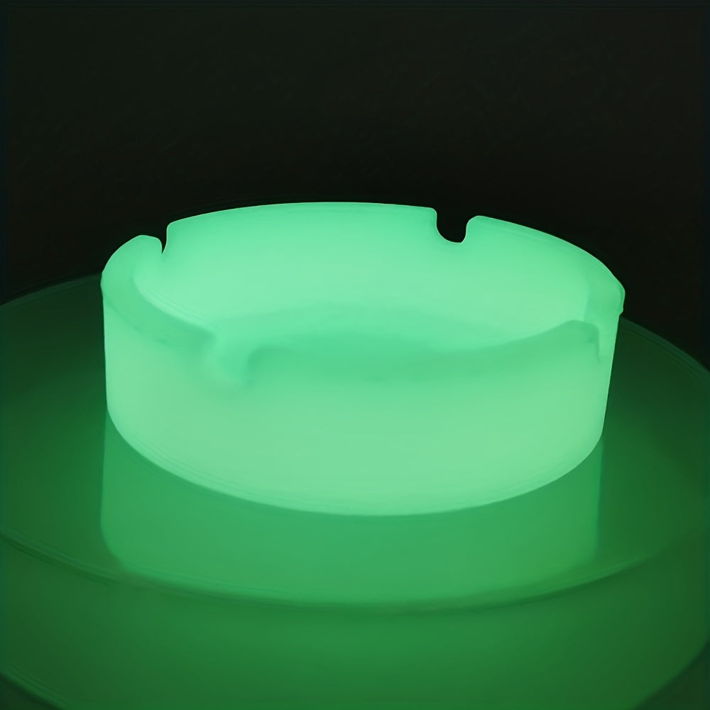 GlowLite Silikon-Aschenbecher Leuchtend Hitzebeständig Tragbar für Innen und Außen 1