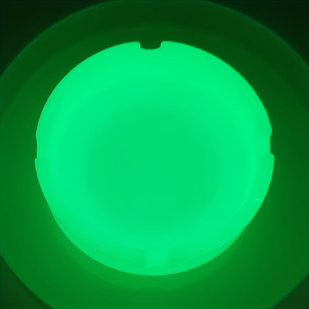 GlowLite Silikon-Aschenbecher Leuchtend Hitzebeständig Tragbar für Innen und Außen 3