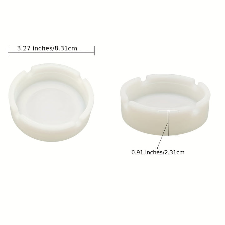 GlowLite Silikon-Aschenbecher Leuchtend Hitzebeständig Tragbar für Innen und Außen 6
