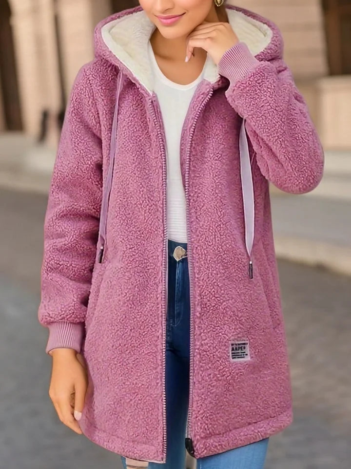 Grace - Winter Kapuzenpulli Lange Ärmel Kordelzug Thermomantel Herbst 1