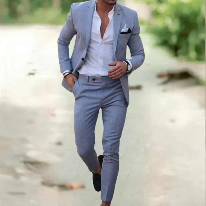 Herren Formeller Hochzeitsanzug Zweiteiler Eleganter Anzug für Hochzeit und Festliche Anlässe 1