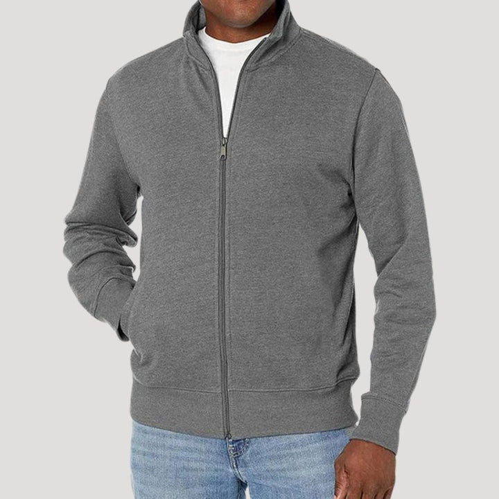 Herren Freizeitjacke Frühling Leicht mit Reißverschluss für Alltag und Outdoor 0