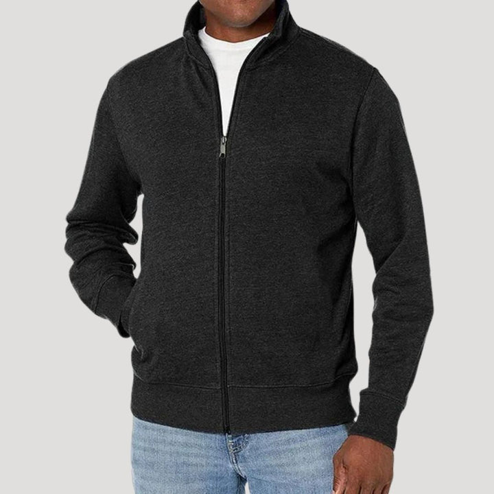 Herren Freizeitjacke Frühling Leicht mit Reißverschluss für Alltag und Outdoor 1
