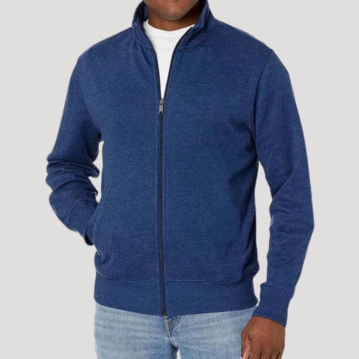 Herren Freizeitjacke Frühling Leicht mit Reißverschluss für Alltag und Outdoor 2