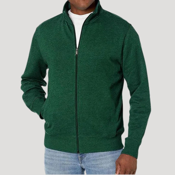 Herren Freizeitjacke Frühling Leicht mit Reißverschluss für Alltag und Outdoor 4