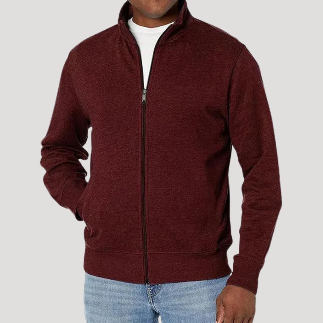 Herren Freizeitjacke Frühling Leicht mit Reißverschluss für Alltag und Outdoor 6