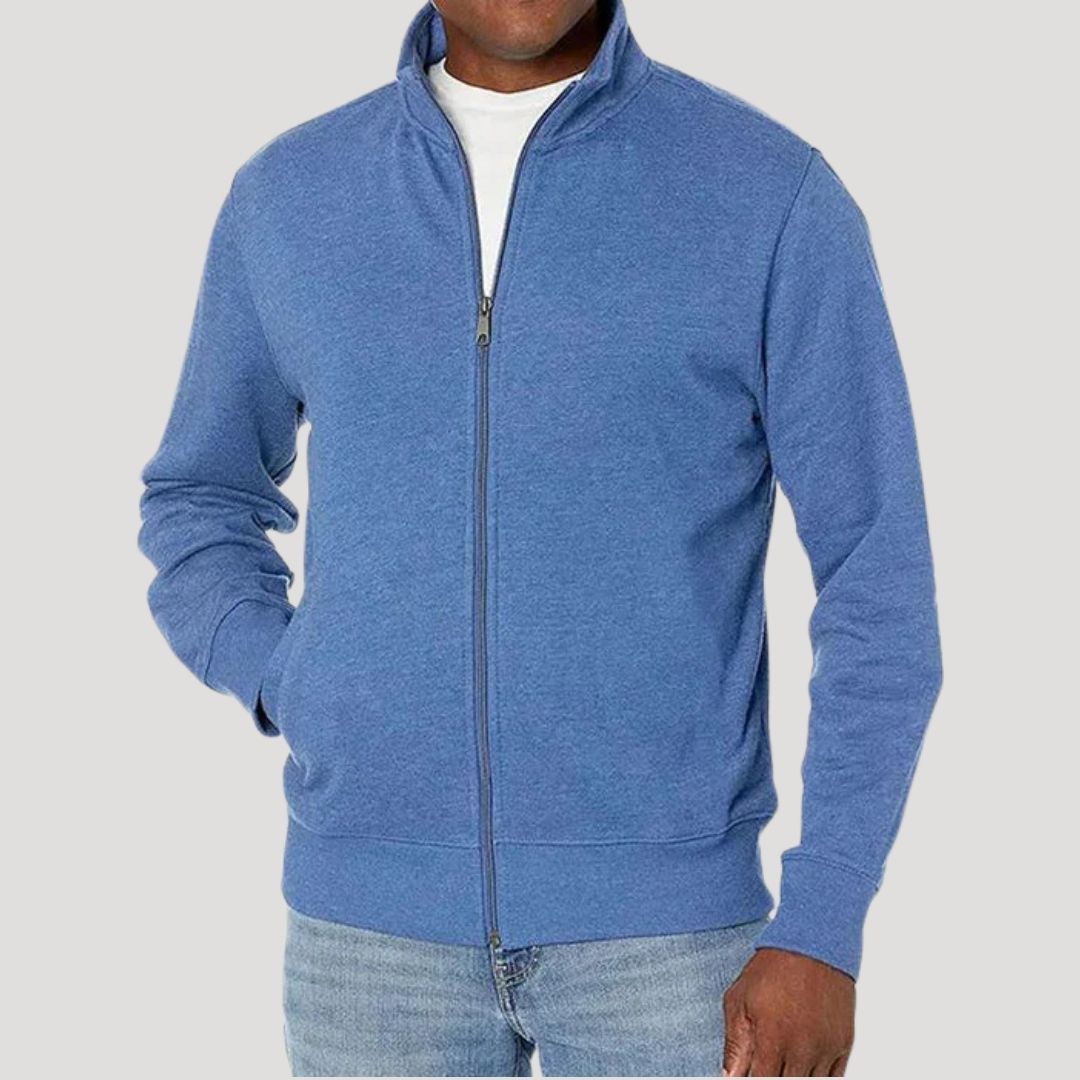 Herren Freizeitjacke Frühling Leicht mit Reißverschluss für Alltag und Outdoor 8