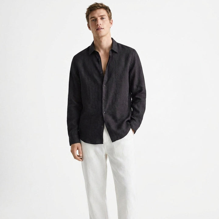Herren Hemd Langarm mit Reverskragen – Klassisches Herrenhemd für Vielseitige Looks und Elegante Auftritte 11