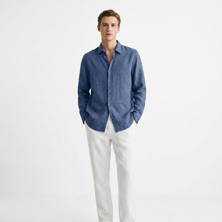 Herren Hemd Langarm mit Reverskragen – Klassisches Herrenhemd für Vielseitige Looks und Elegante Auftritte 5