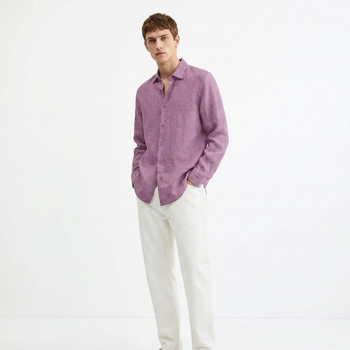 Herren Hemd Langarm mit Reverskragen – Klassisches Herrenhemd für Vielseitige Looks und Elegante Auftritte 7