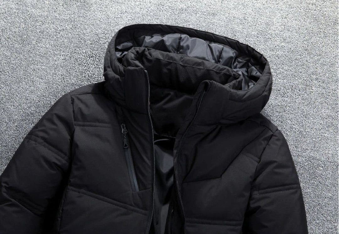 Herren Jacke Winterjacke Gefüttert Mit Abnehmbarer Kapuze Und Praktischen Taschen Für Kalte Tage 1