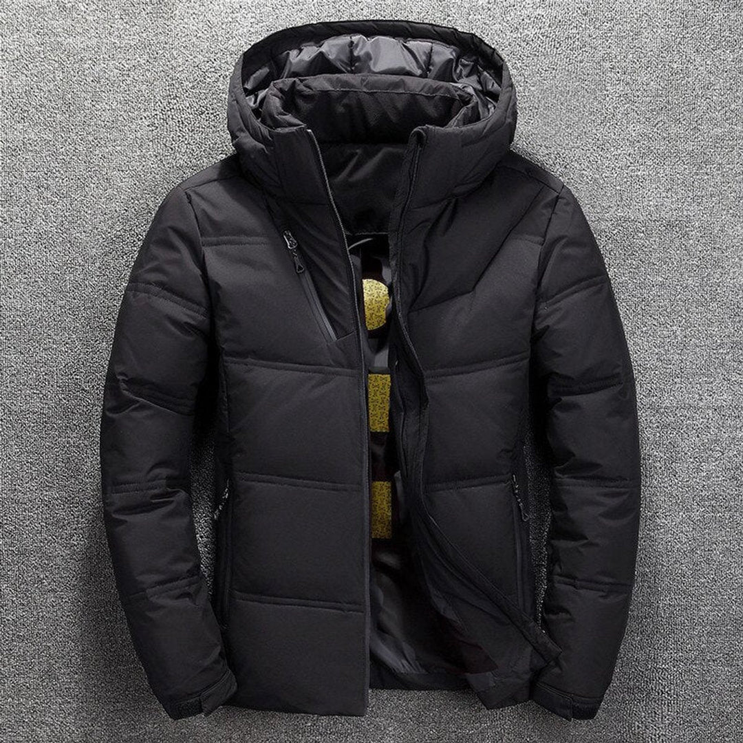 Herren Jacke Winterjacke Gefüttert Mit Abnehmbarer Kapuze Und Praktischen Taschen Für Kalte Tage 3