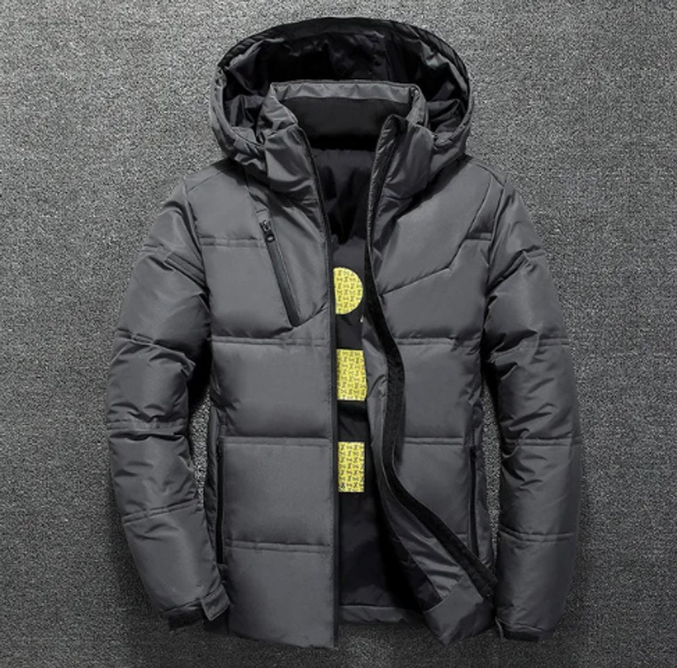 Herren Jacke Winterjacke Gefüttert Mit Abnehmbarer Kapuze Und Praktischen Taschen Für Kalte Tage 4