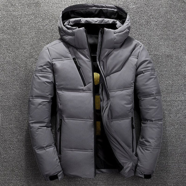 Herren Jacke Winterjacke Gefüttert Mit Abnehmbarer Kapuze Und Praktischen Taschen Für Kalte Tage 5