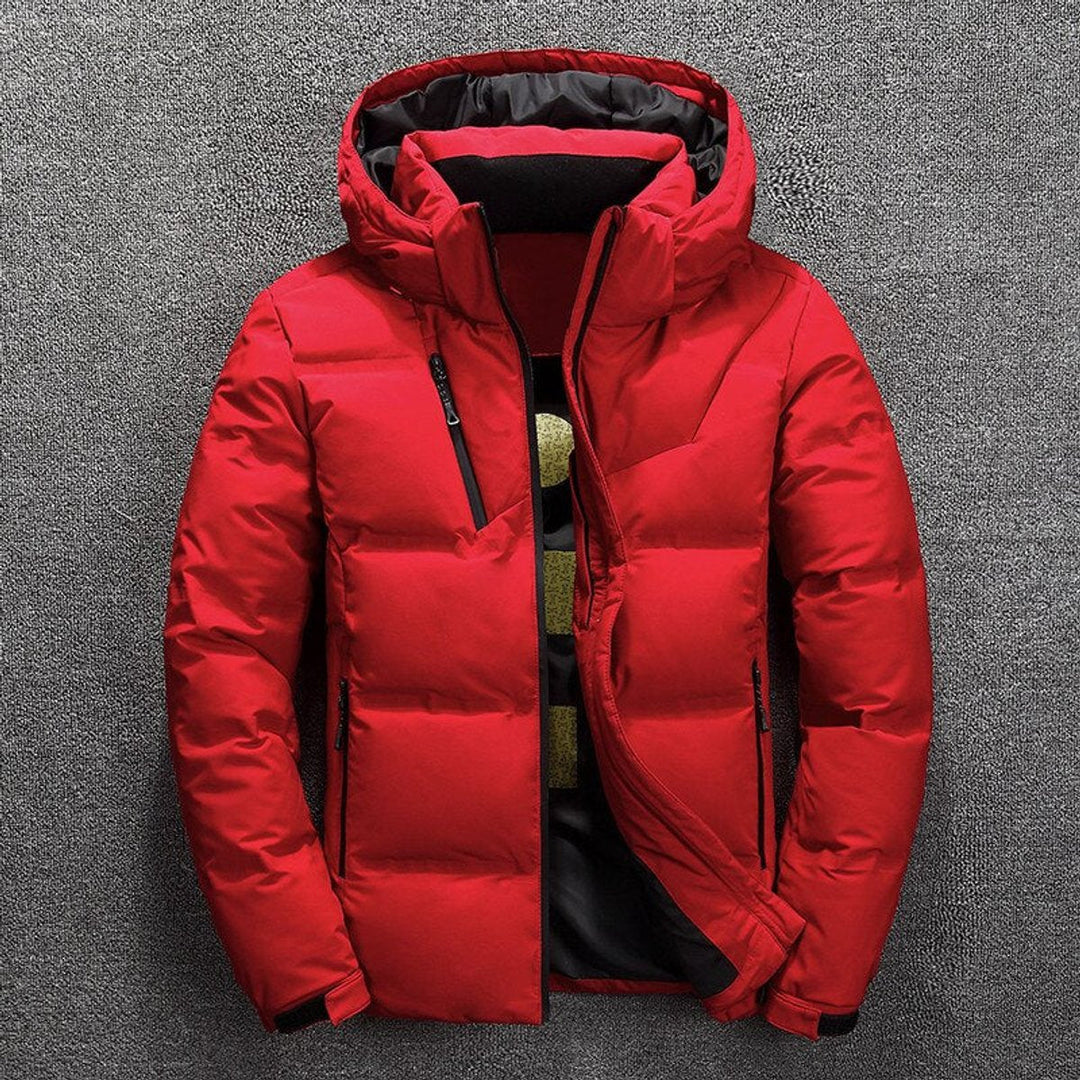 Herren Jacke Winterjacke Gefüttert Mit Abnehmbarer Kapuze Und Praktischen Taschen Für Kalte Tage 6