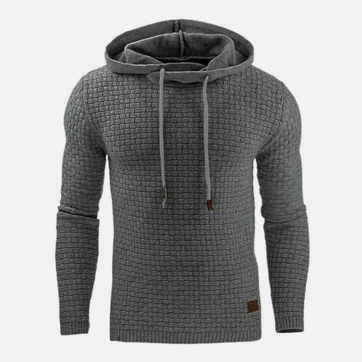 Herren Kapuzenpullover Vintage-Stil mit Muster Komfortabler Hoodie für Freizeit und Outdoor 0